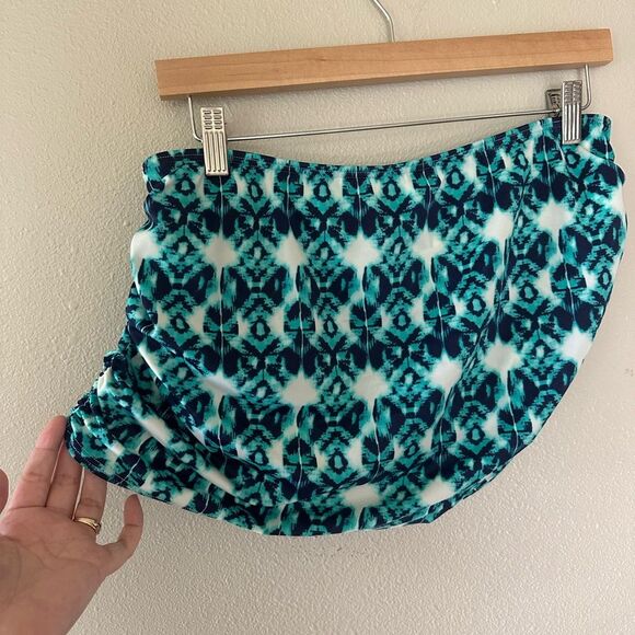 Victoria’s Secret Multi-Way Blue Bikini Top and Ruched Swim Skirt Size M / 34B - Picture 11 of 12